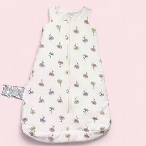 Carter's Sleep Sack - White with Floral Print